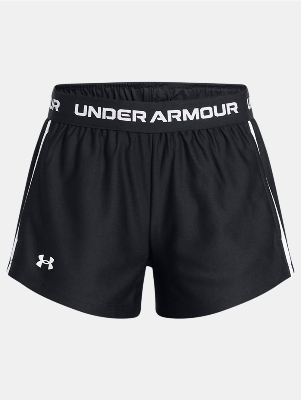 Under Armour Black Women's Logo Elastic Waist Athletic Shorts